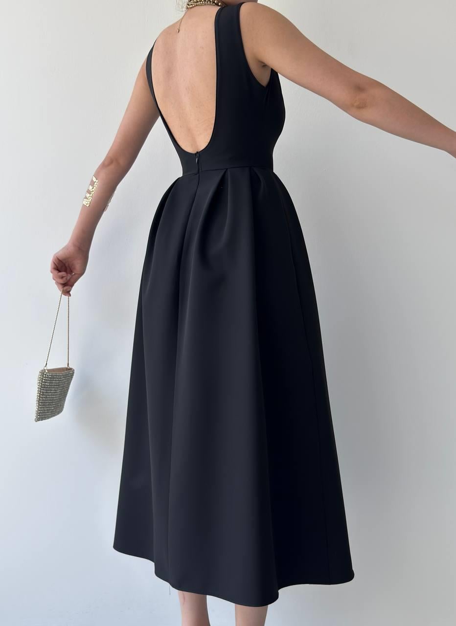 Bea Midi Atlas Uzun Elbise  