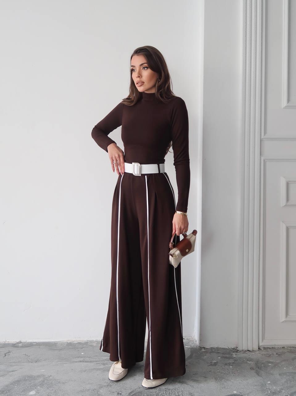 Kemerli Sweatshirt Pantolon Takım