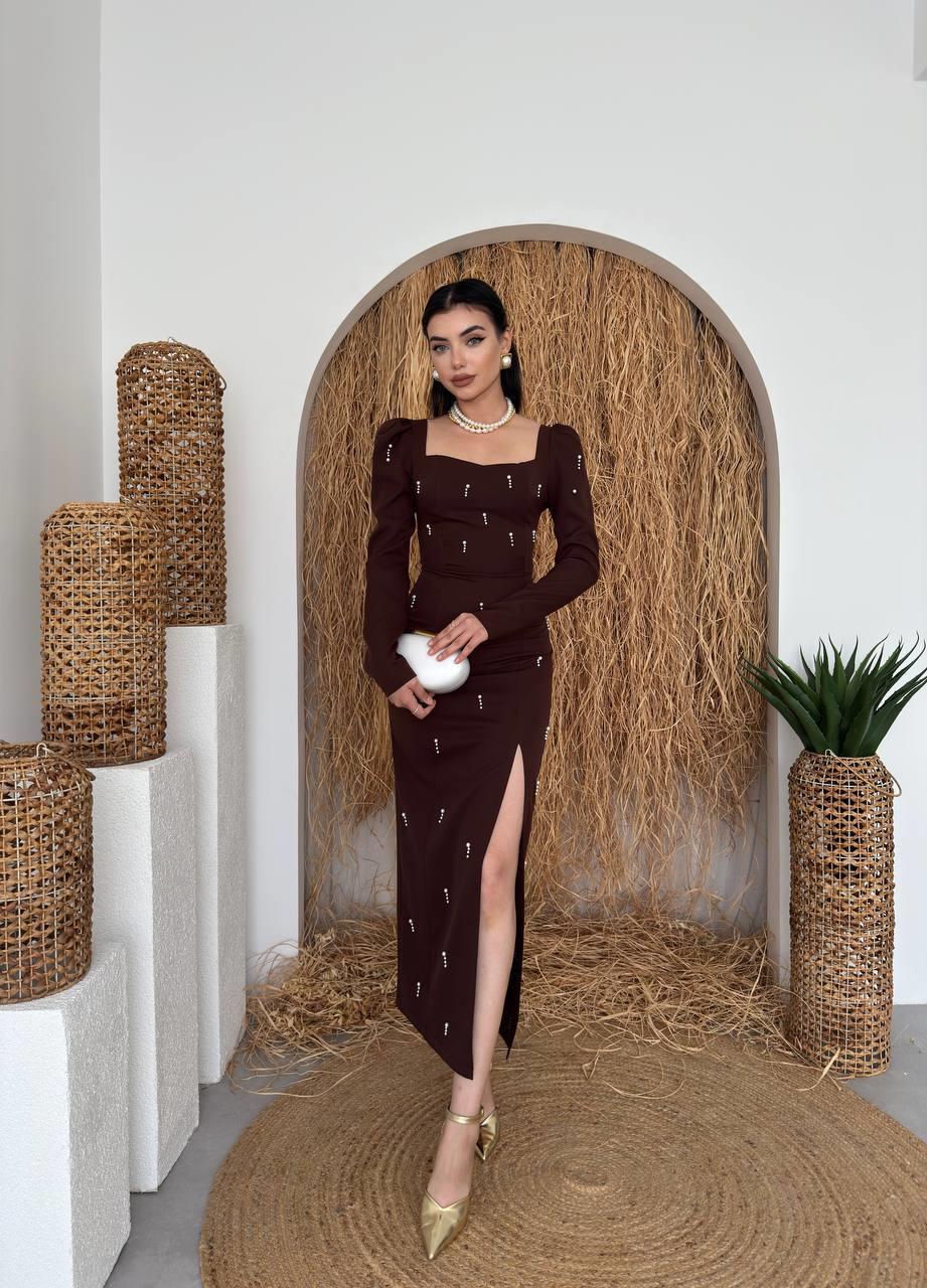 Boe İnci Detaylı Elbise