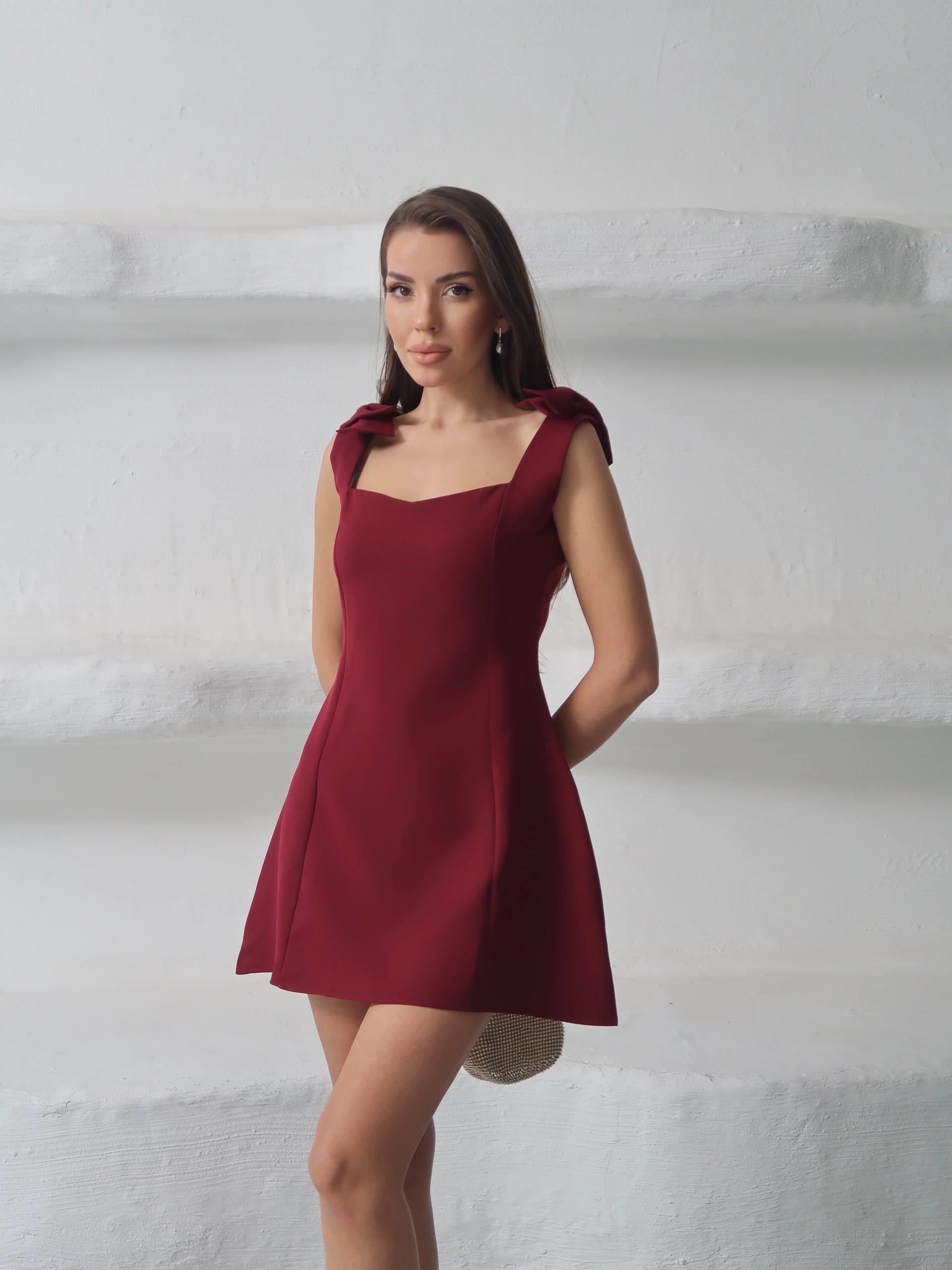 Marie Kurdele Detay Mini Elbise