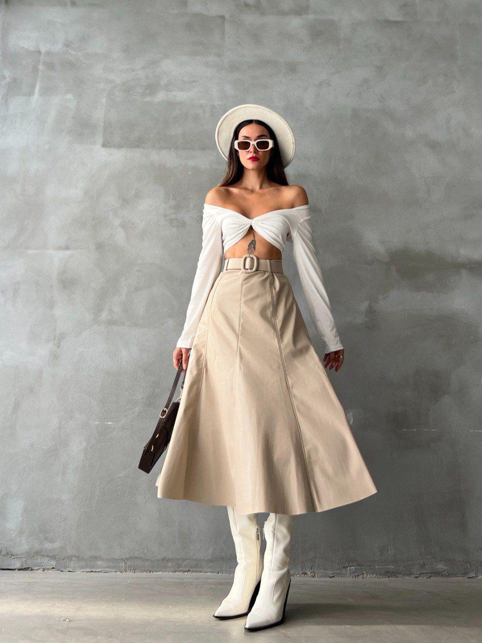 Gavi Deri Etek - Bej