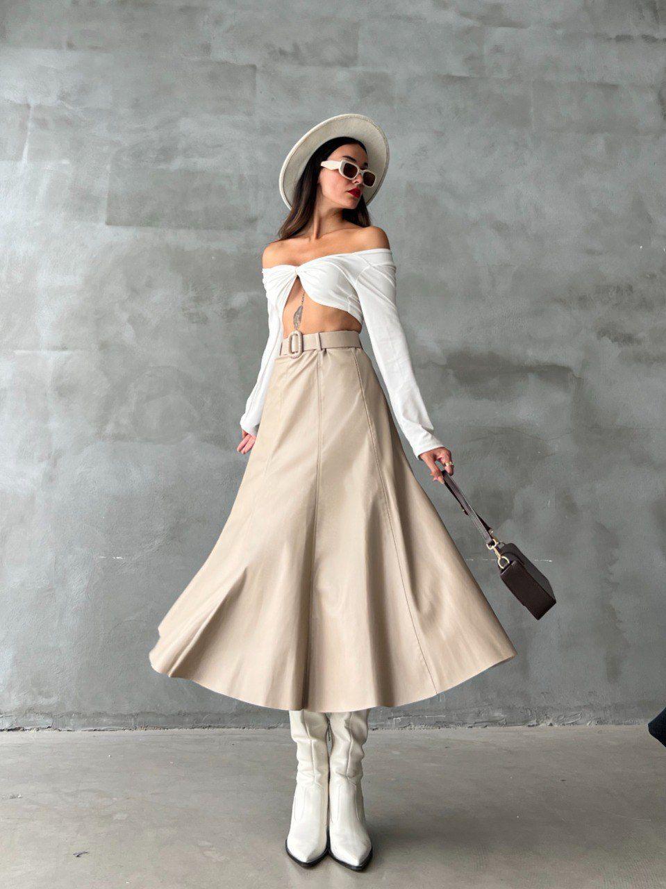 Gavi Deri Etek - Bej