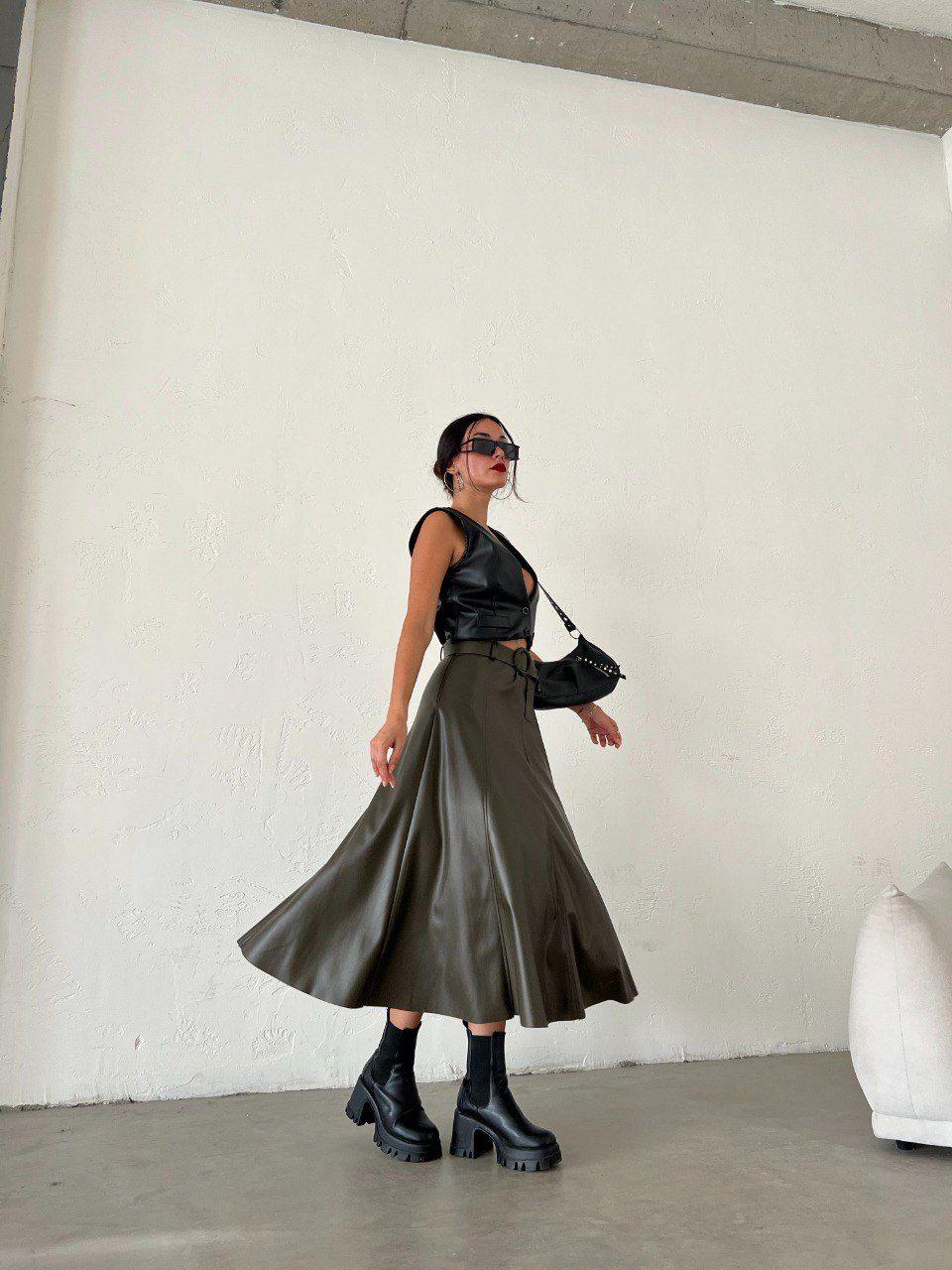 Gavi Deri Etek - Yeşil