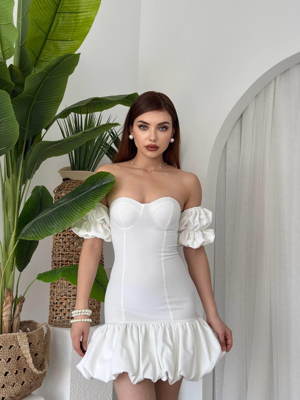 Atlas Fırfır Detay Mini Amanda Eltbise