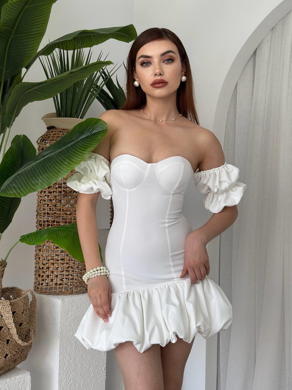 Atlas Fırfır Detay Mini Amanda Eltbise