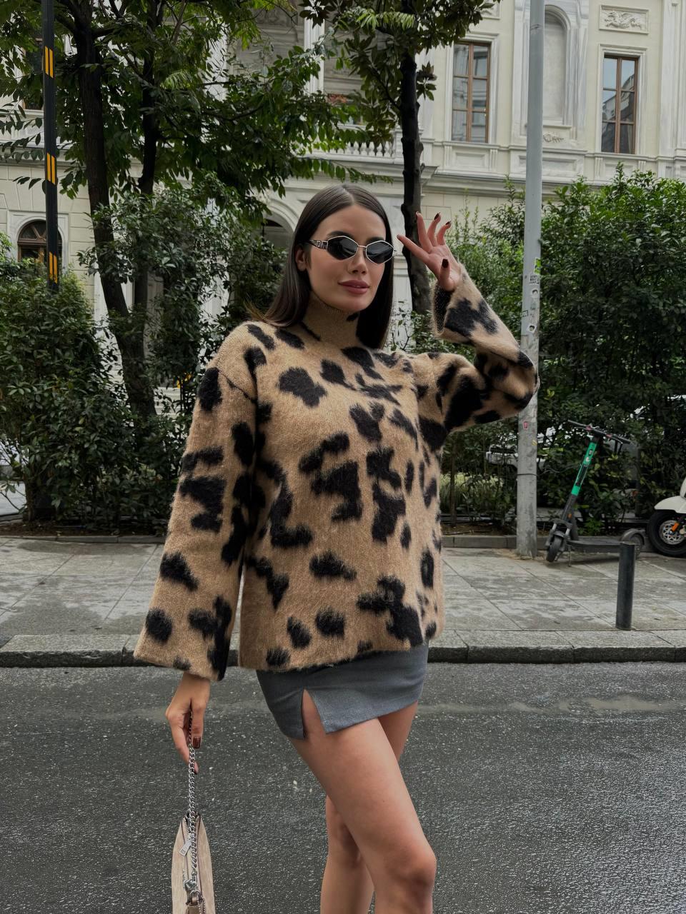 Leopar Boğazlı Kazak