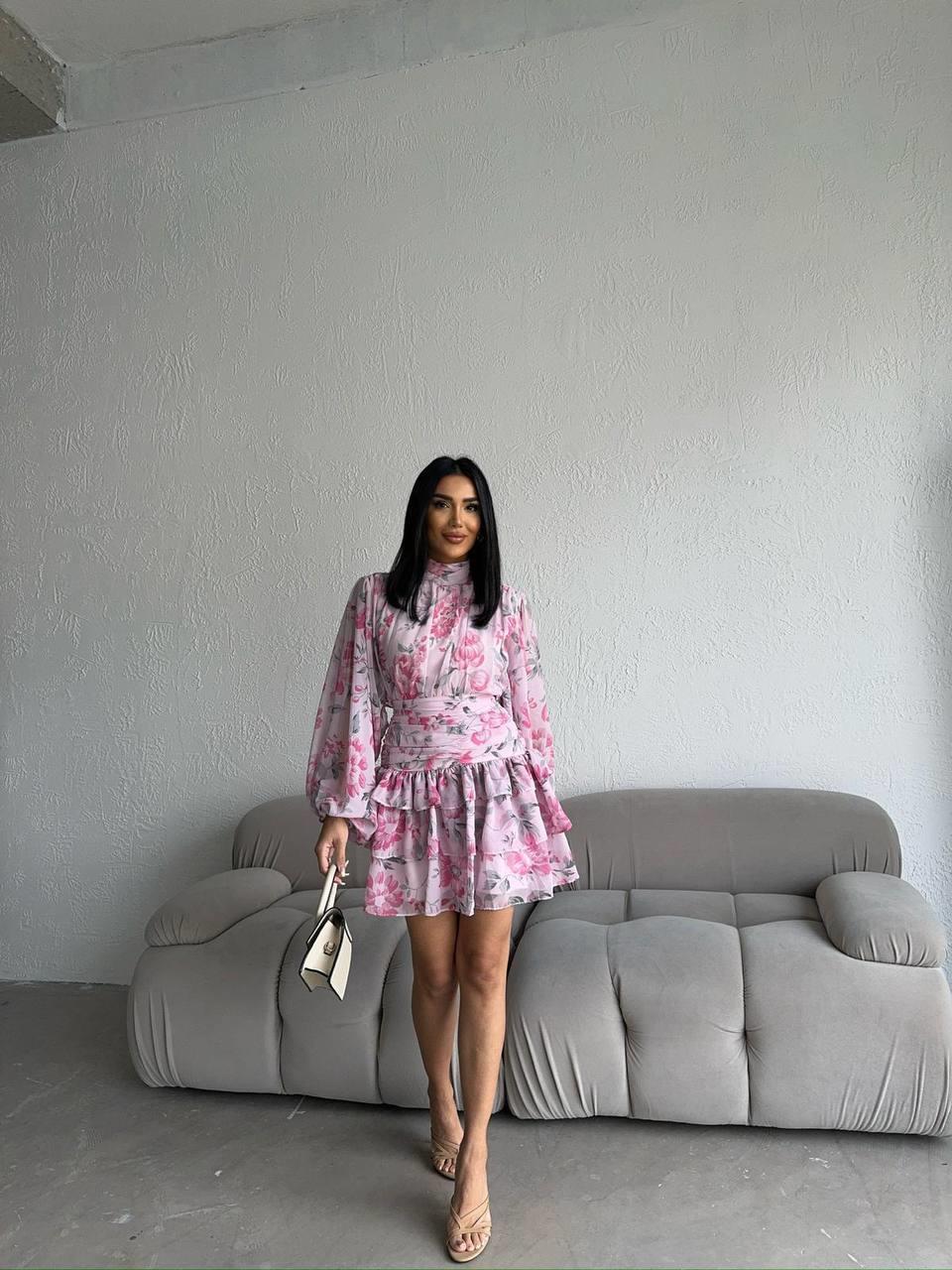Mia Şifon Mini Elbise