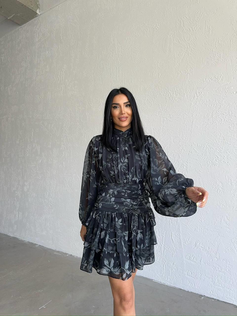Mia Şifon Mini Elbise