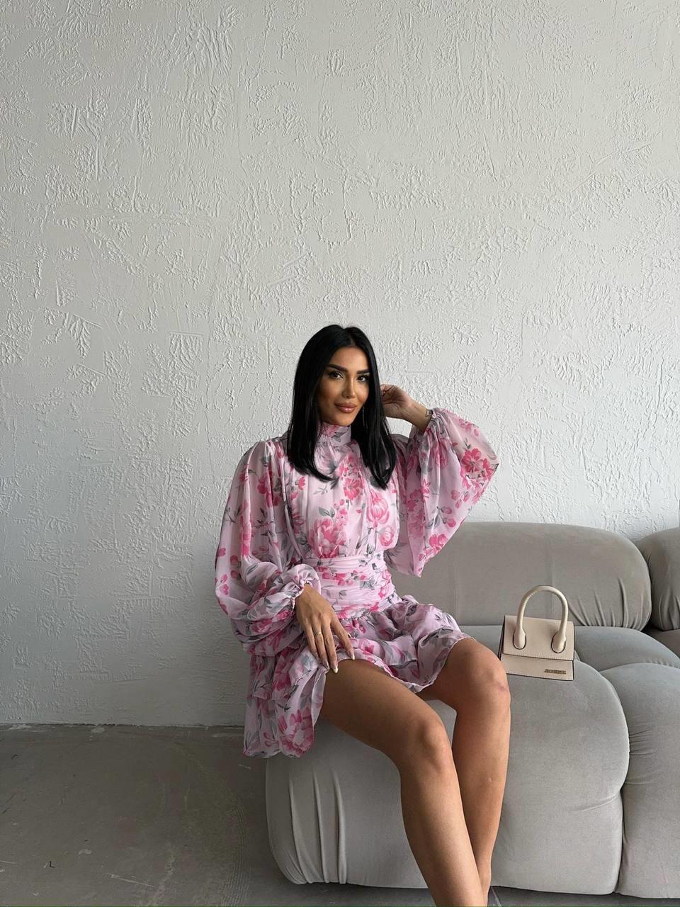 Mia Şifon Mini Elbise