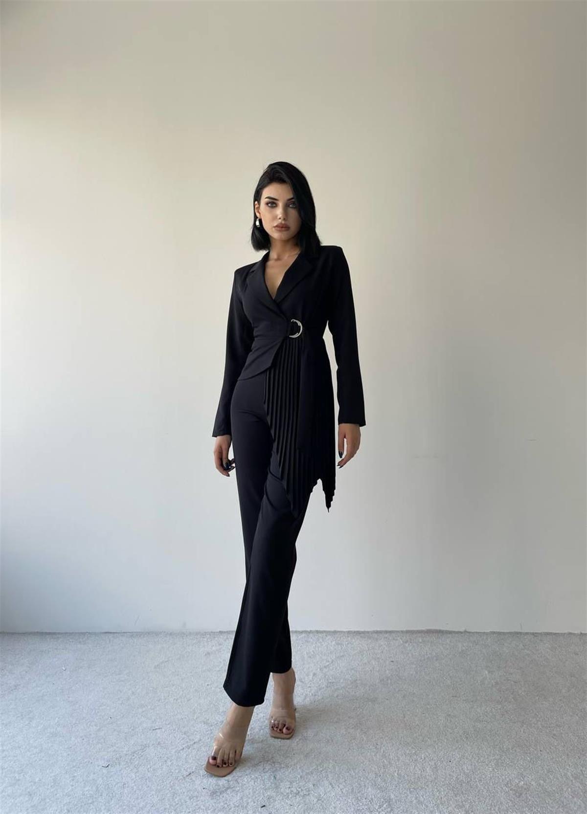 Rachel Takım Detay - Siyah