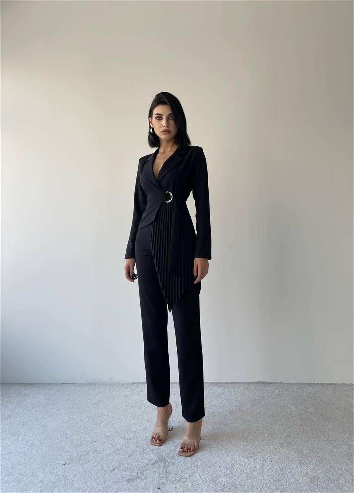 Rachel Takım Detay - Siyah