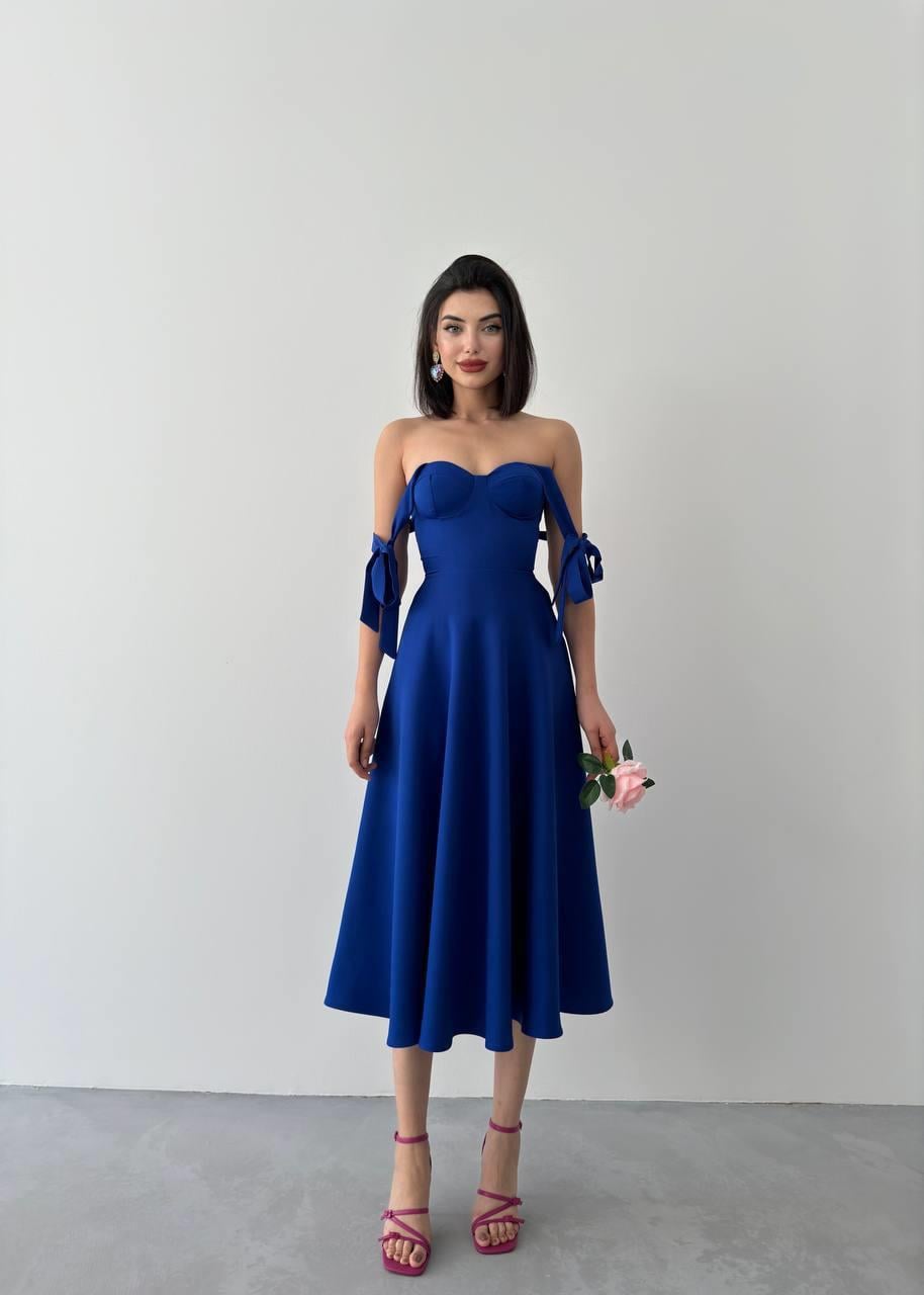 Sindirella Midi Atlas Elbise