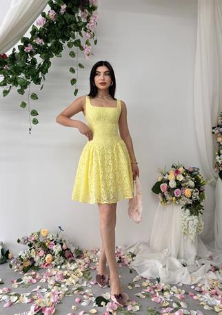 Mini Dantel Tasarım Queen Elbise