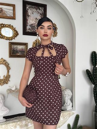 Marden Cut- Out Detaylı Elbise