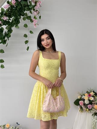 Mini Dantel Tasarım Queen Elbise