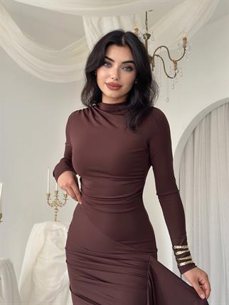 Amros Tasarım Midi Elbise