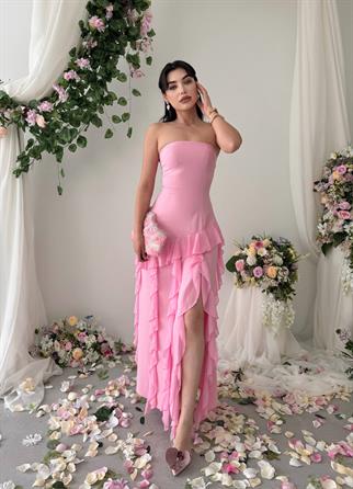 Madel Straplez Elbise