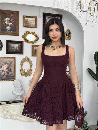 Mini Dantel Tasarım Queen Elbise