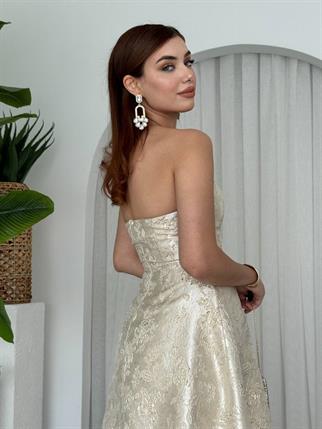 Hase Straplez Elbise