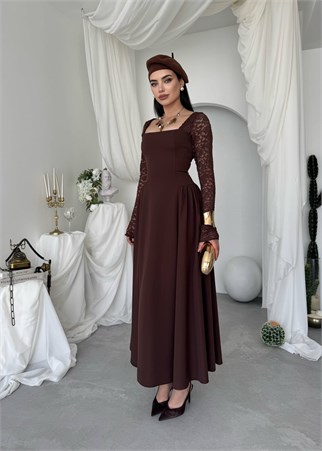 Kukale Midi Elbise Kod 01028