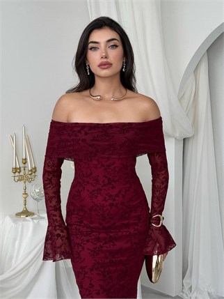 Juer Straplez Elbise Kod 01058 
