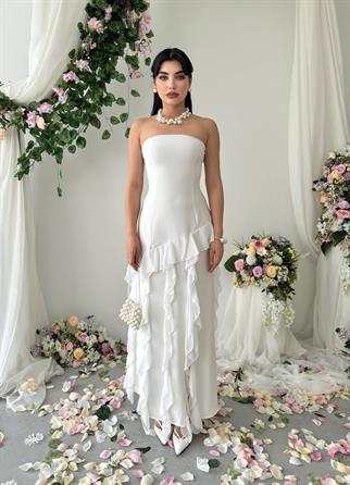 Madel Straplez Elbise