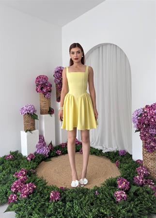 Dreas Fyonk Detaylı Mini Elbise