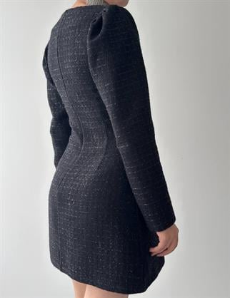 Sassa Düğme Detaylı Elbise