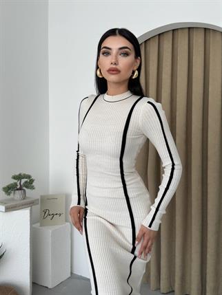 Forzaa Uzun Triko Elbise