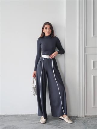 Kemerli Sweatshirt Pantolon Takım