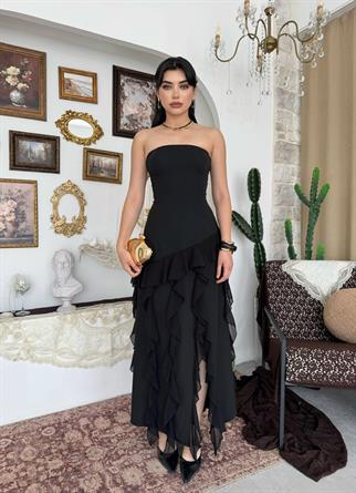 Madel Straplez Elbise