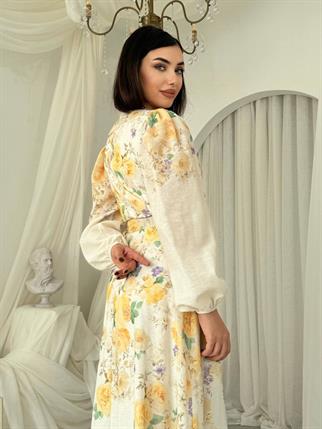 Baret Kemer Detaylı Elbise