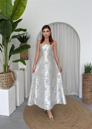 hase straplez elbise