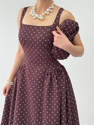 Ceon Midi Askılı Elbise