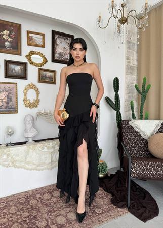 Madel Straplez Elbise