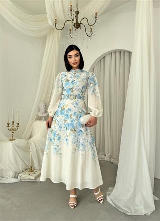 Baret Kemer Detaylı Elbise