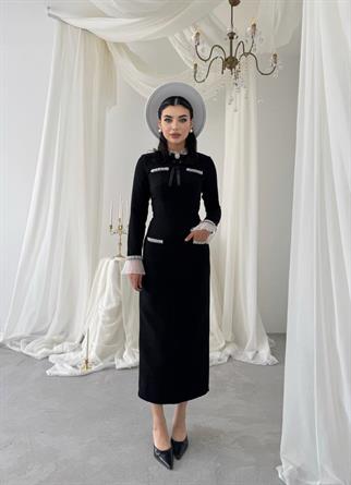 Bonen Cep Detaylı Elbise