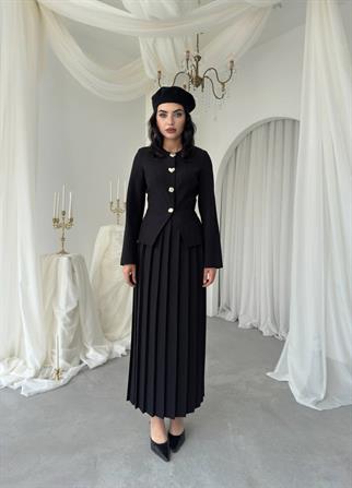 Afra Düğme Detaylı Takım