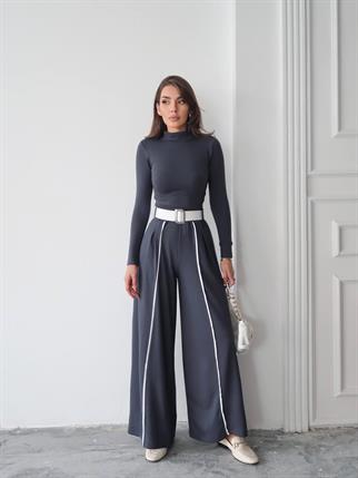 Kemerli Sweatshirt Pantolon Takım