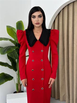 Kilas Bebe Yaka Elbise