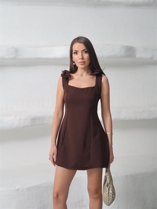 Marie Kurdele Detay Mini Elbise