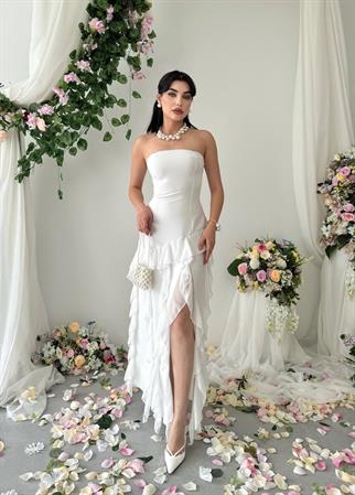 Madel Straplez Elbise