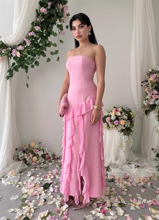 Madel Straplez Elbise