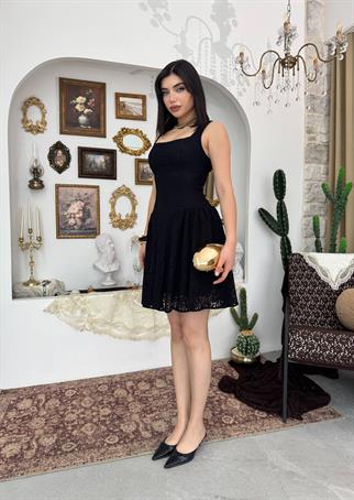 Mini Dantel Tasarım Queen Elbise