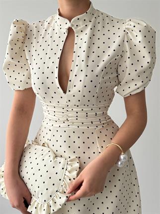 Yues Cut Out Detaylı Mini Elbise