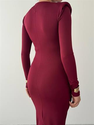 Rıva Broş Detaylı Elbise