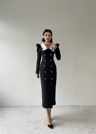 Kilas Bebe Yaka Elbise 