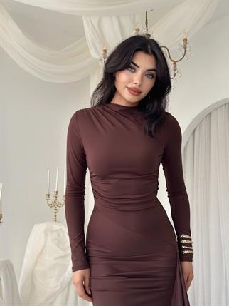 Amros Tasarım Midi Elbise