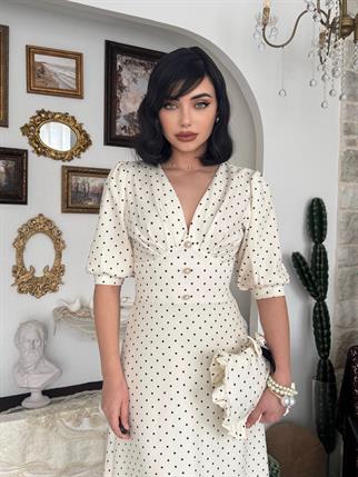 Zoen Düğme Detaylı Elbise