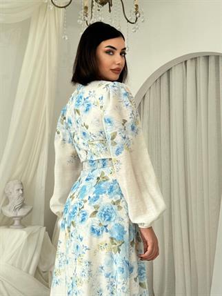 Baret Kemer Detaylı Elbise